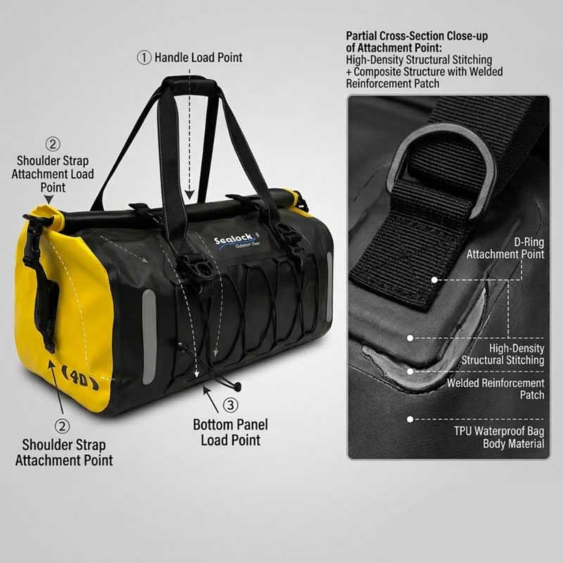 Vattentät Duffel Bag Tillverkare för globala grossistköpare