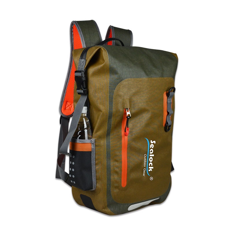 20L Roll Top vattentät ryggsäck med laptopfodral för pendling och resor