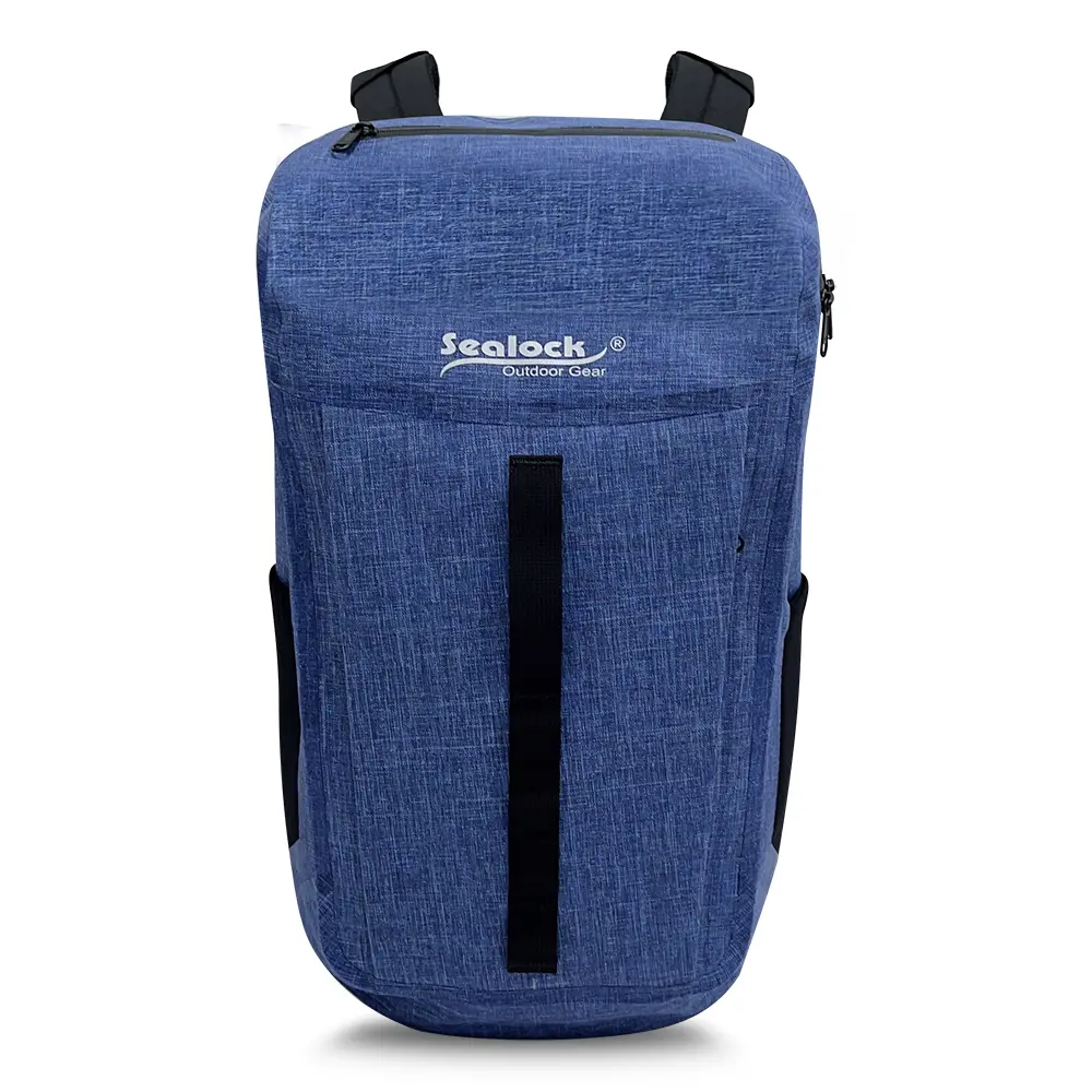 24L vattentät ryggsäck med lufttät dragkedja och minimalistisk design